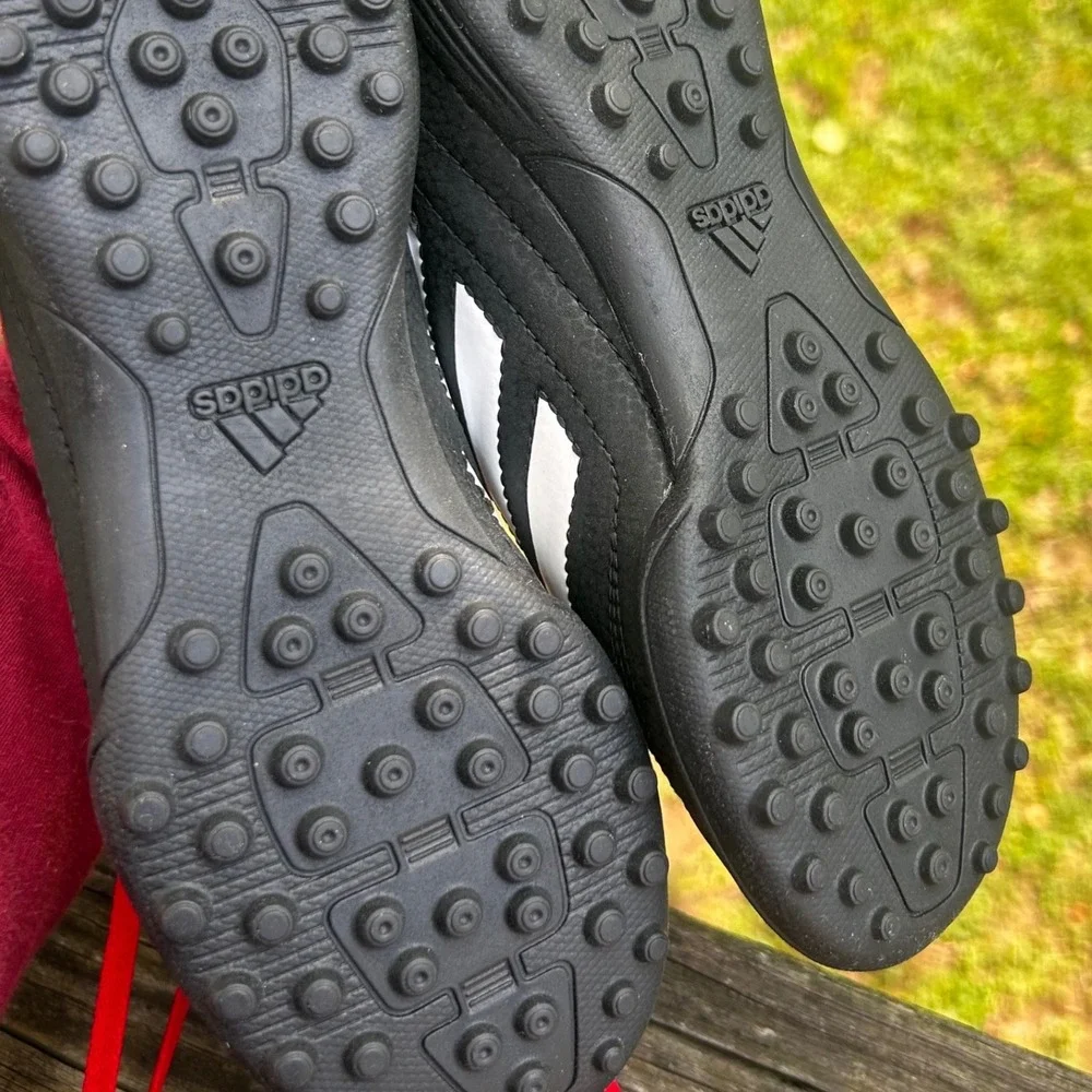 Adidas Soccer Cleats Goletto VI TF J 2 Black Turf Shoes Sport Athletic Cleats